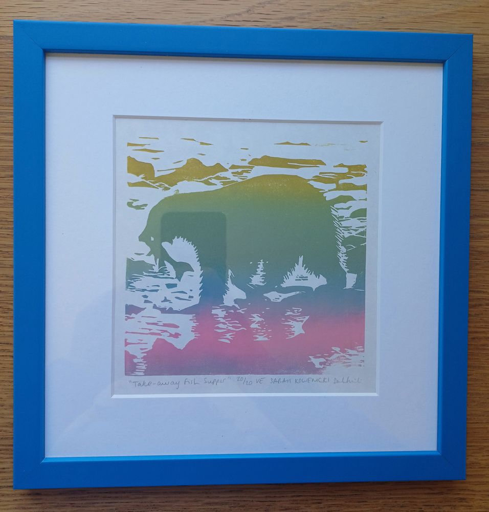 Rainbow #1 in Blue frame