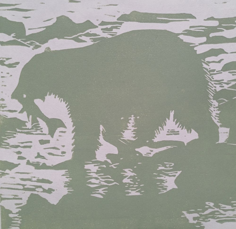 Sage Green print