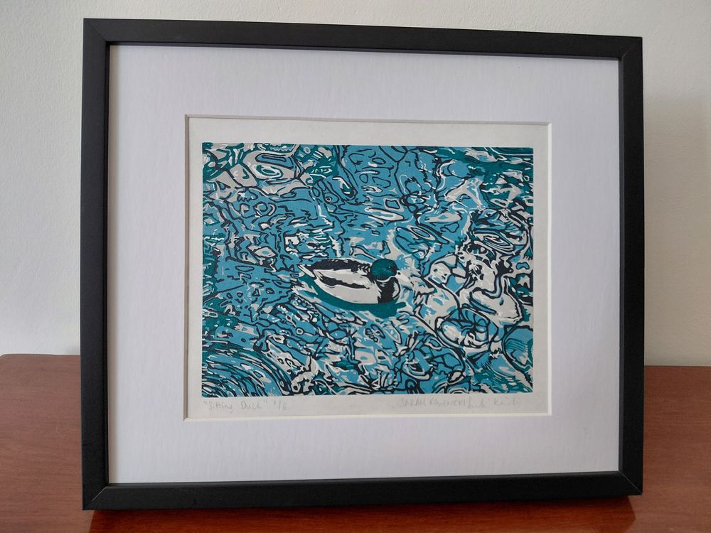 Sitting Duck - framed