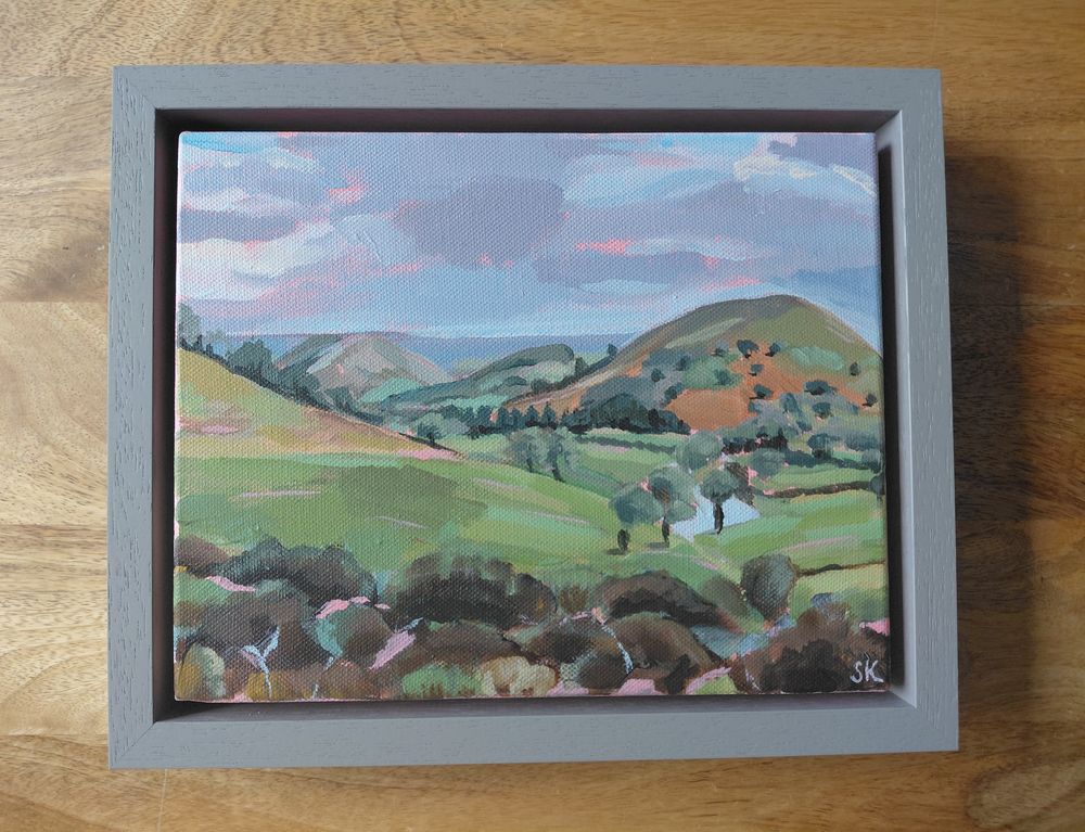 Shropshire Hills - framed