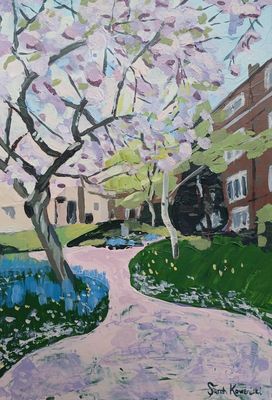 Sakura Spring comes to the Estate, Pimlico, SW1 London